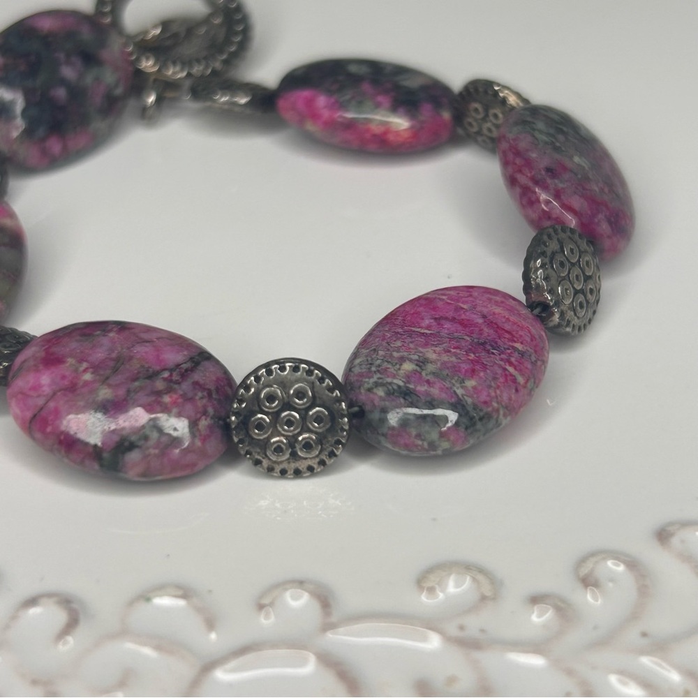 Gorgeous Rhodonite Bracelet - Picture 3 of 3